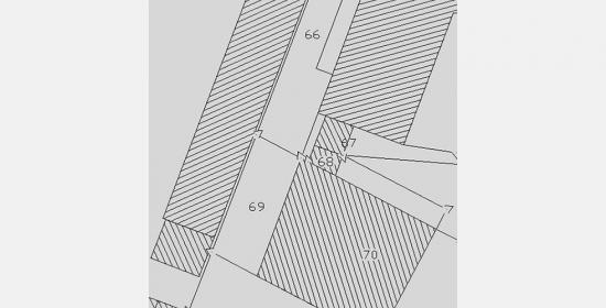 Plan parcelaire en DWG